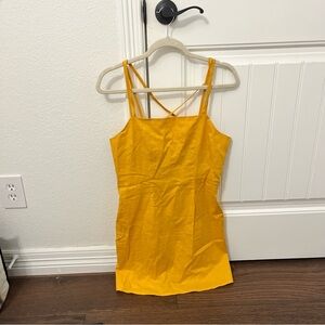 Yellow Forever 21 Mini Dress, Size M